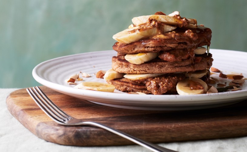 Buckwheat and cinnamon pancakes from The Provenist